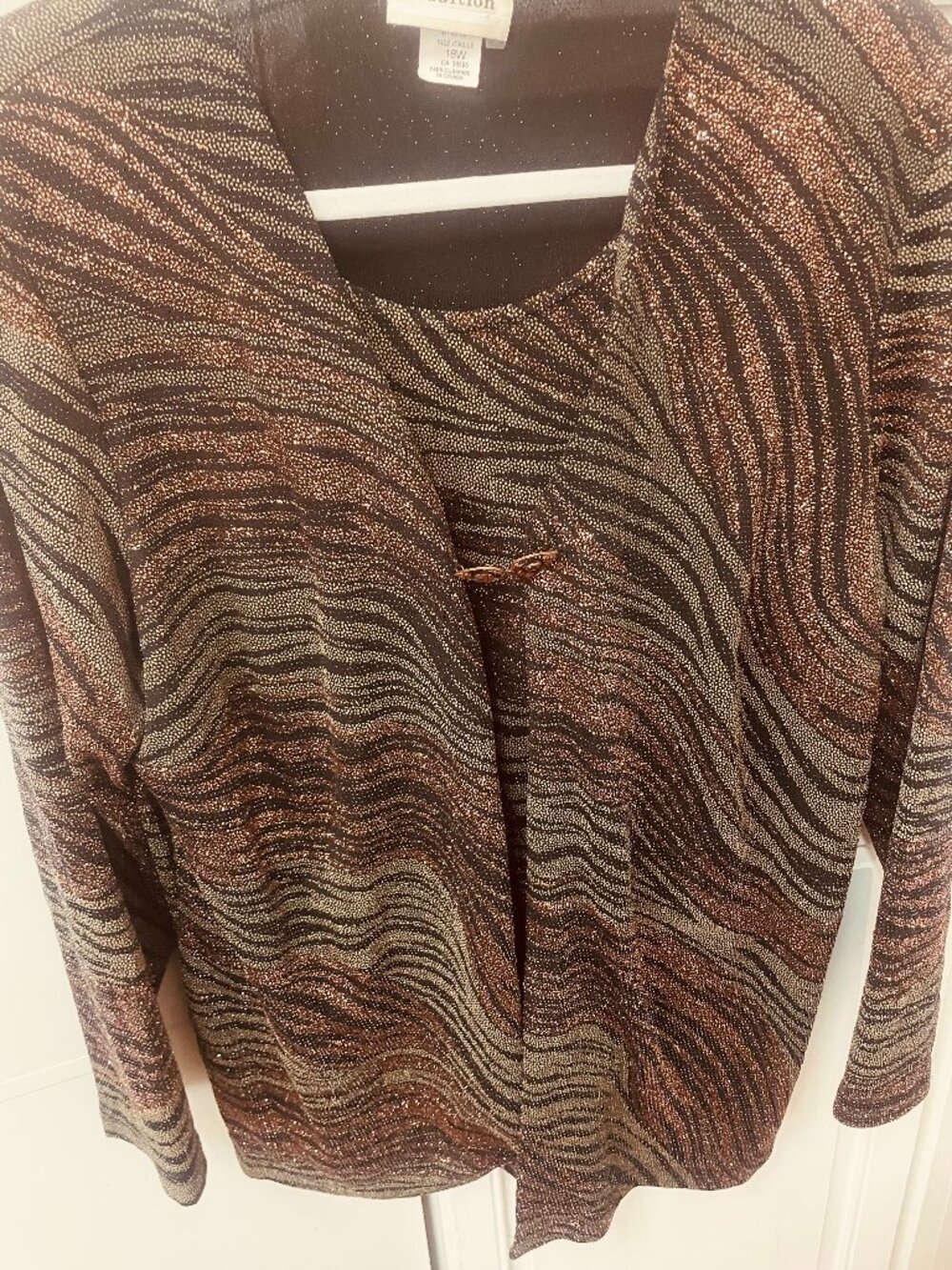 2 in 1 Sparkly top